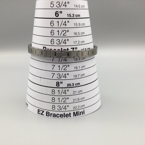 Coach Watch Women 13mm Silver Tone Black Dial Swiss Made New Battery 7" - Picture 13 of 14